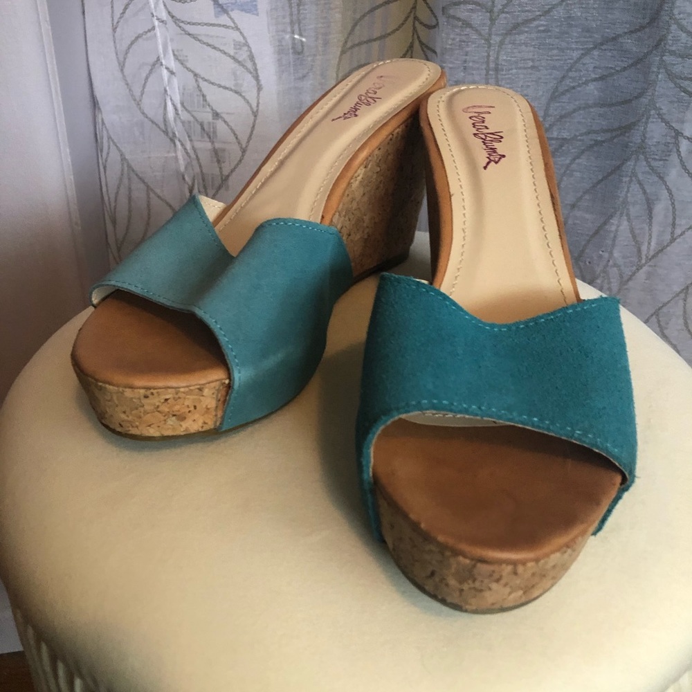 Vera Blum cork wedges size 8.5